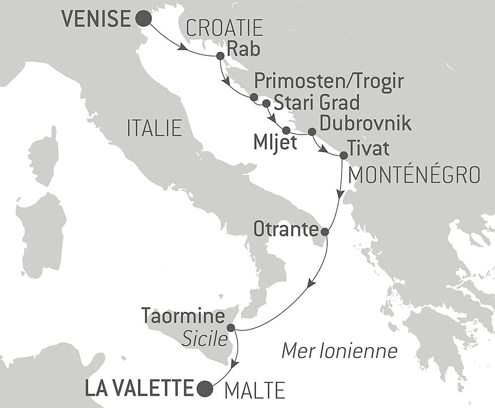 Des rives de l'Adriatique à Malte null