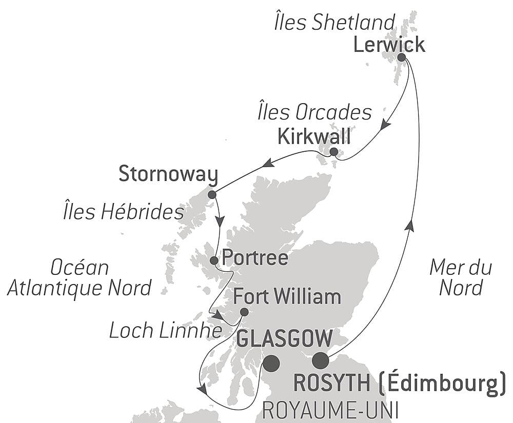 Shetland, Orcades et Hébrides null