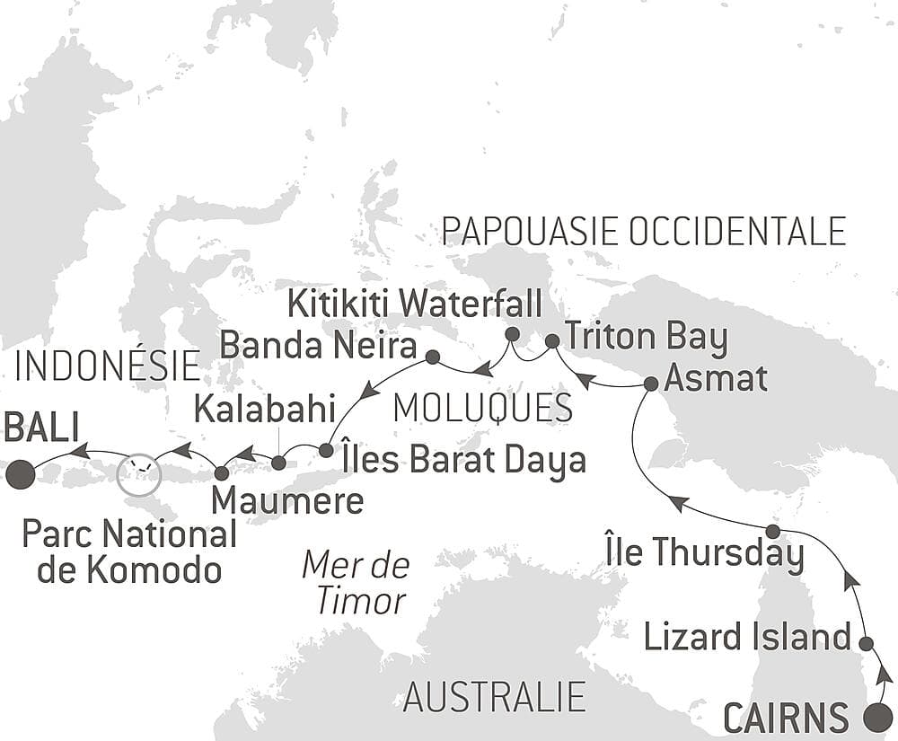 Odyssée tropicale entre nord-est australien et Indonésie null