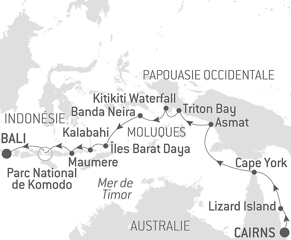 Odyssée tropicale entre nord-est australien et Indonésie null
