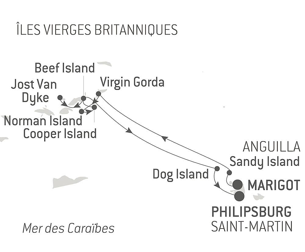 Rêverie sous voiles au cœur des petites Antilles null