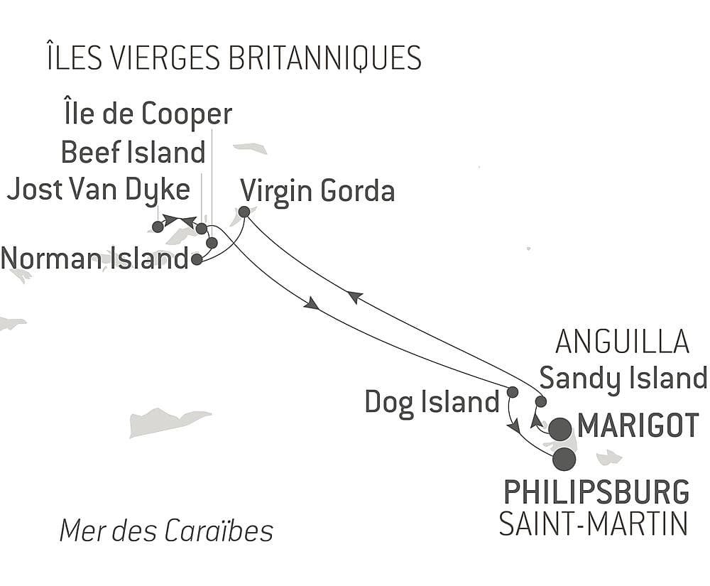 Rêverie sous voiles au cœur des petites Antilles null