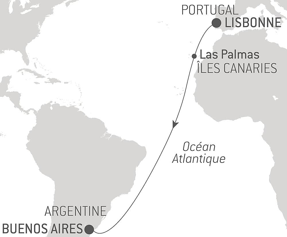 Voyage en Mer : Lisbonne - Buenos Aires null