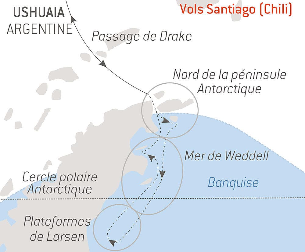 Les manchots empereurs de la mer de Weddell null
