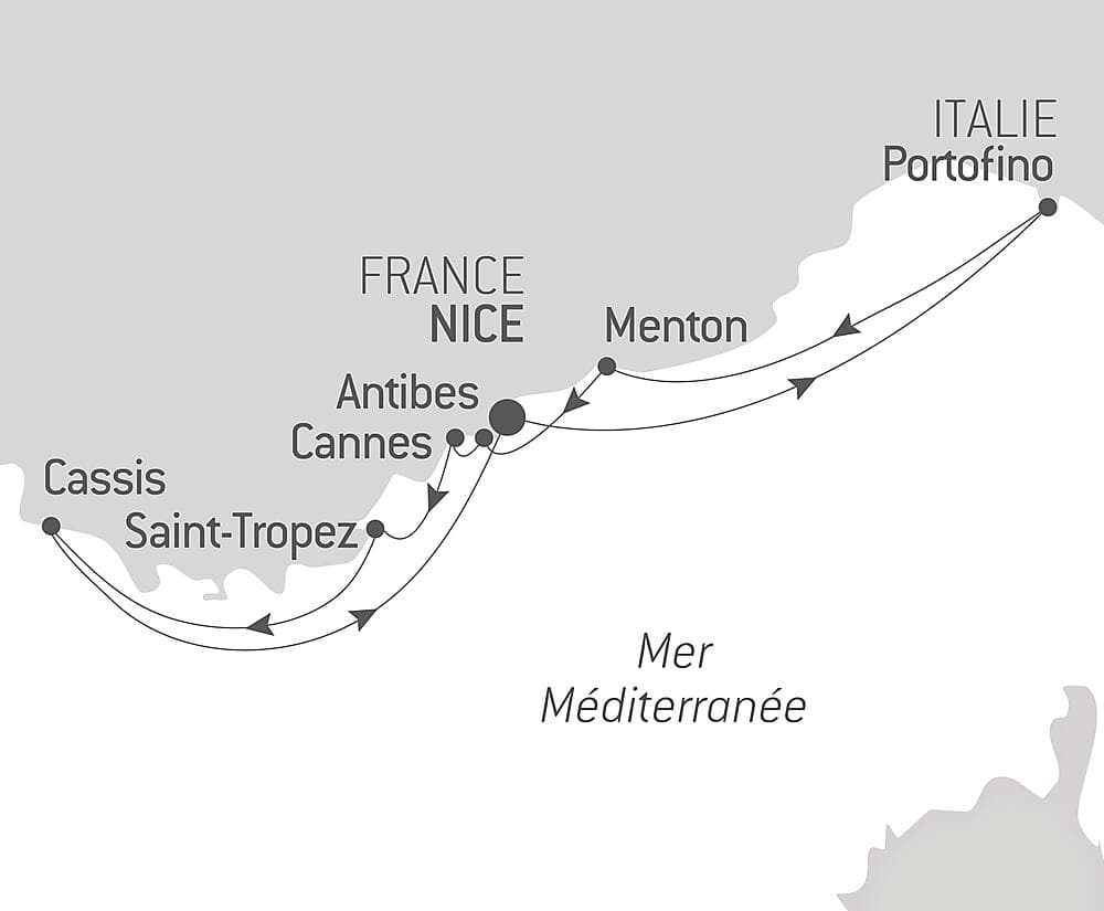 La French Riviera sous les voiles du Ponant  null
