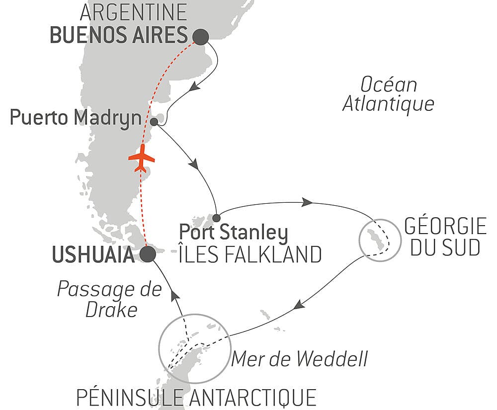 Voyage en terres australes et péninsule Valdés null