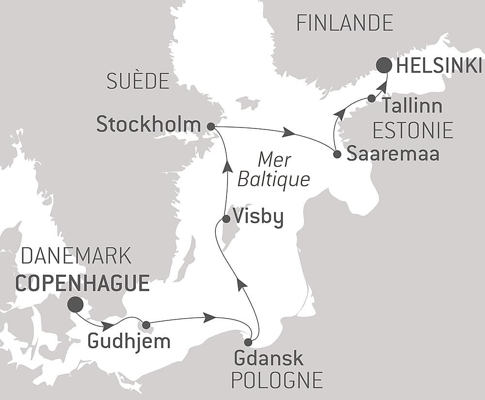 Capitales et villes emblématiques de la Baltique null