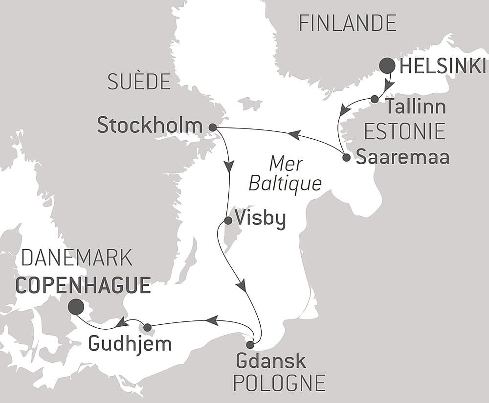 Capitales et villes emblématiques de la Baltique null