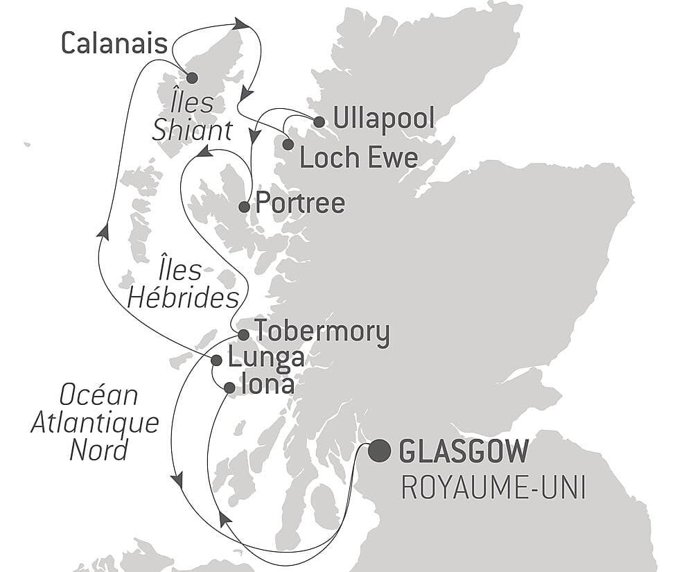 Îles mythiques et paysages sauvages des Hébrides null