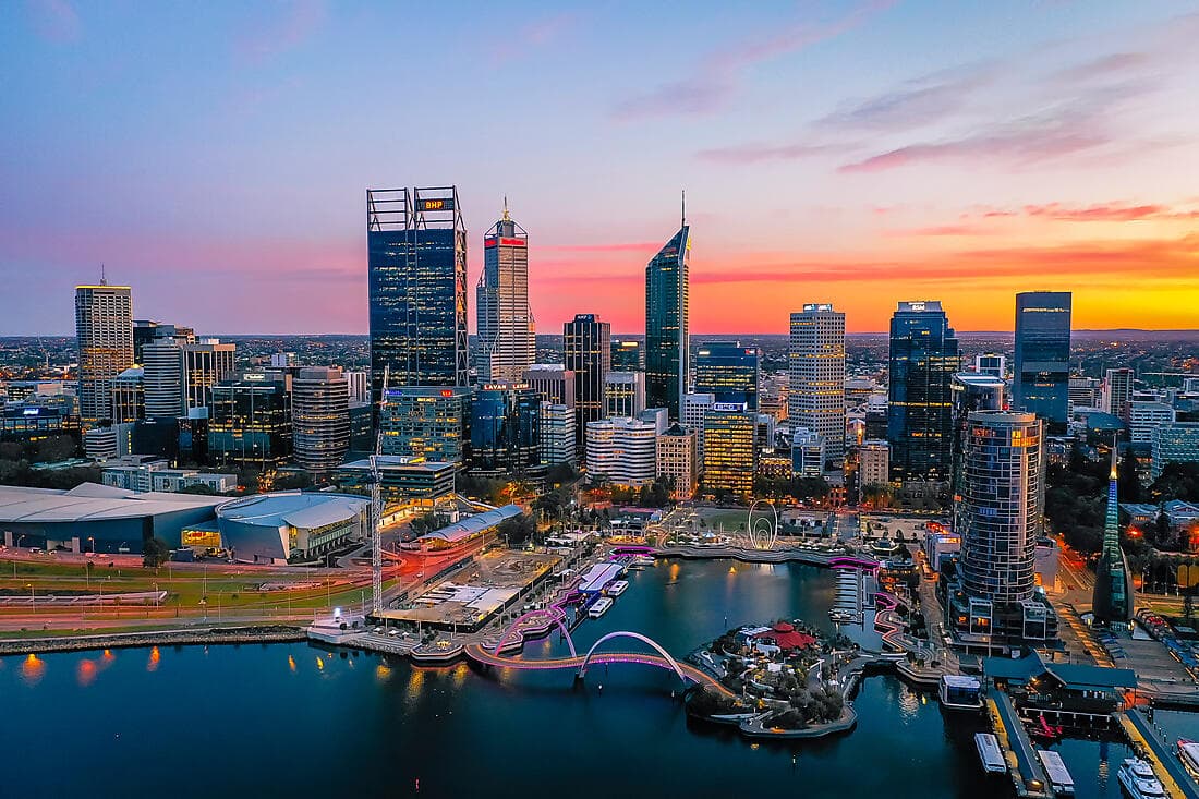 NUITÉE À PERTH ET VOL VERS BROOME (1 NUIT)