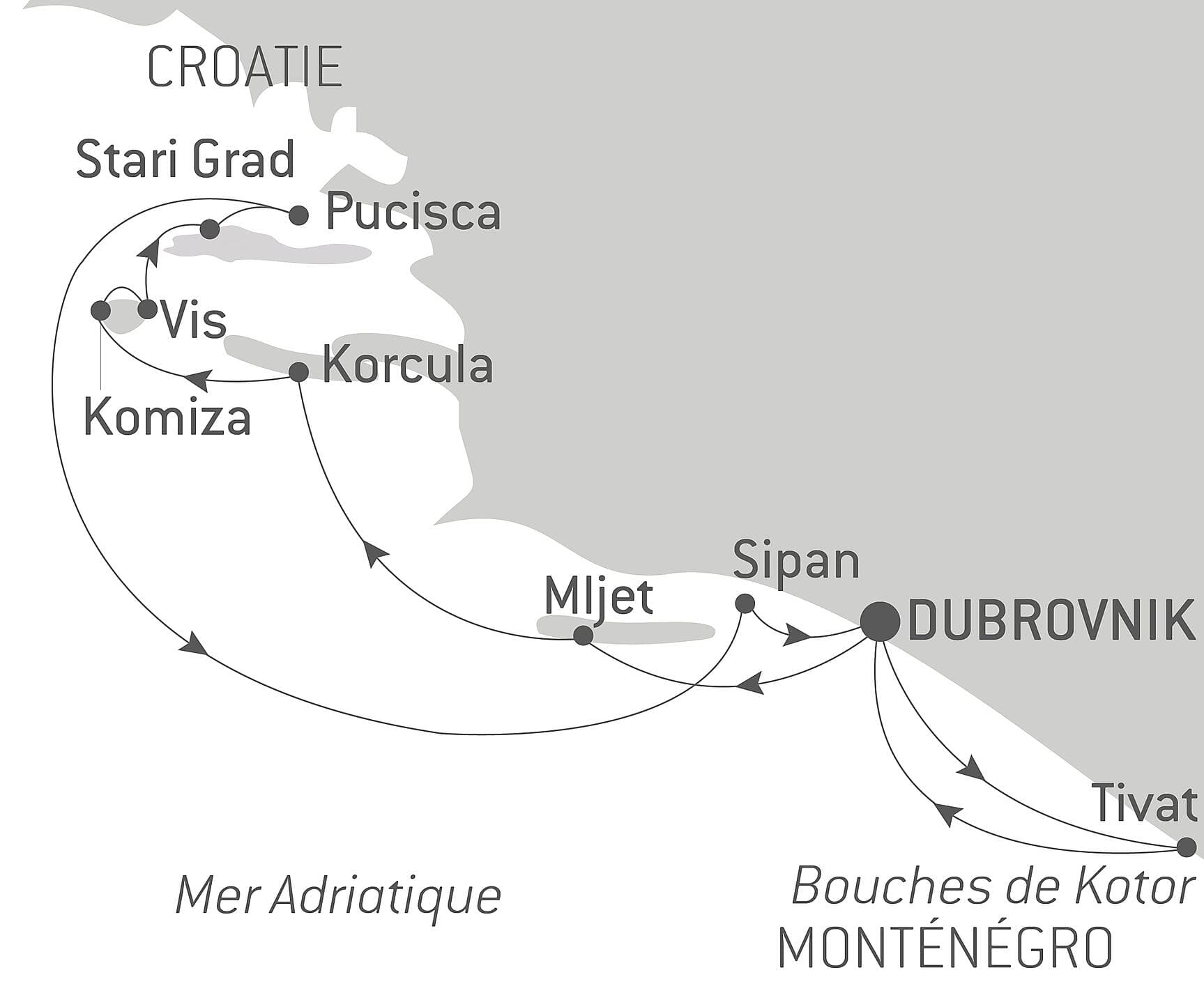 La Croatie, sous les voiles du Ponant