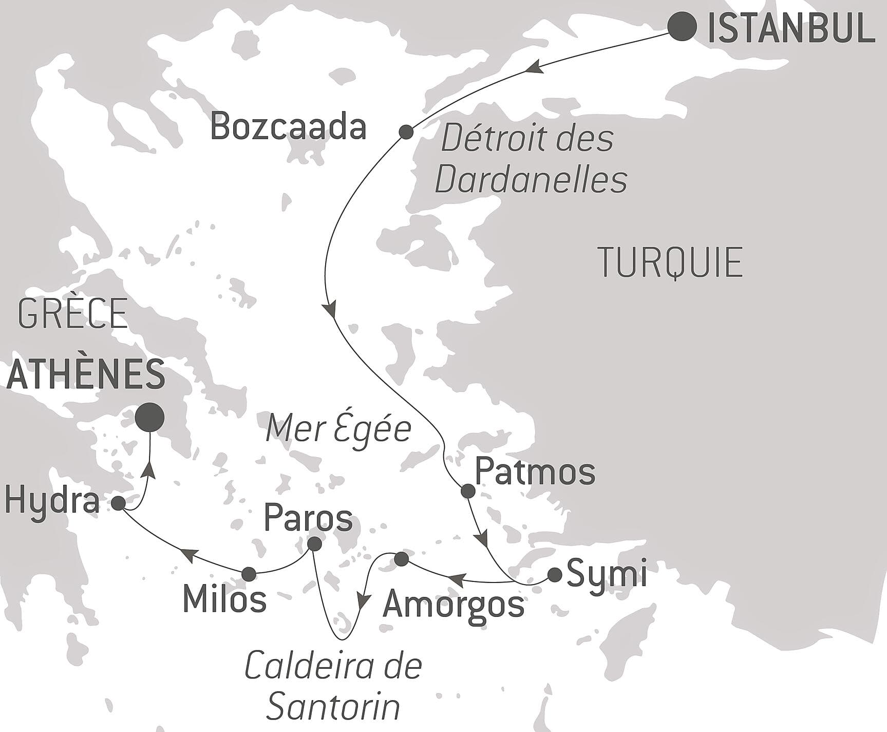 Splendeurs antiques de mer Égée