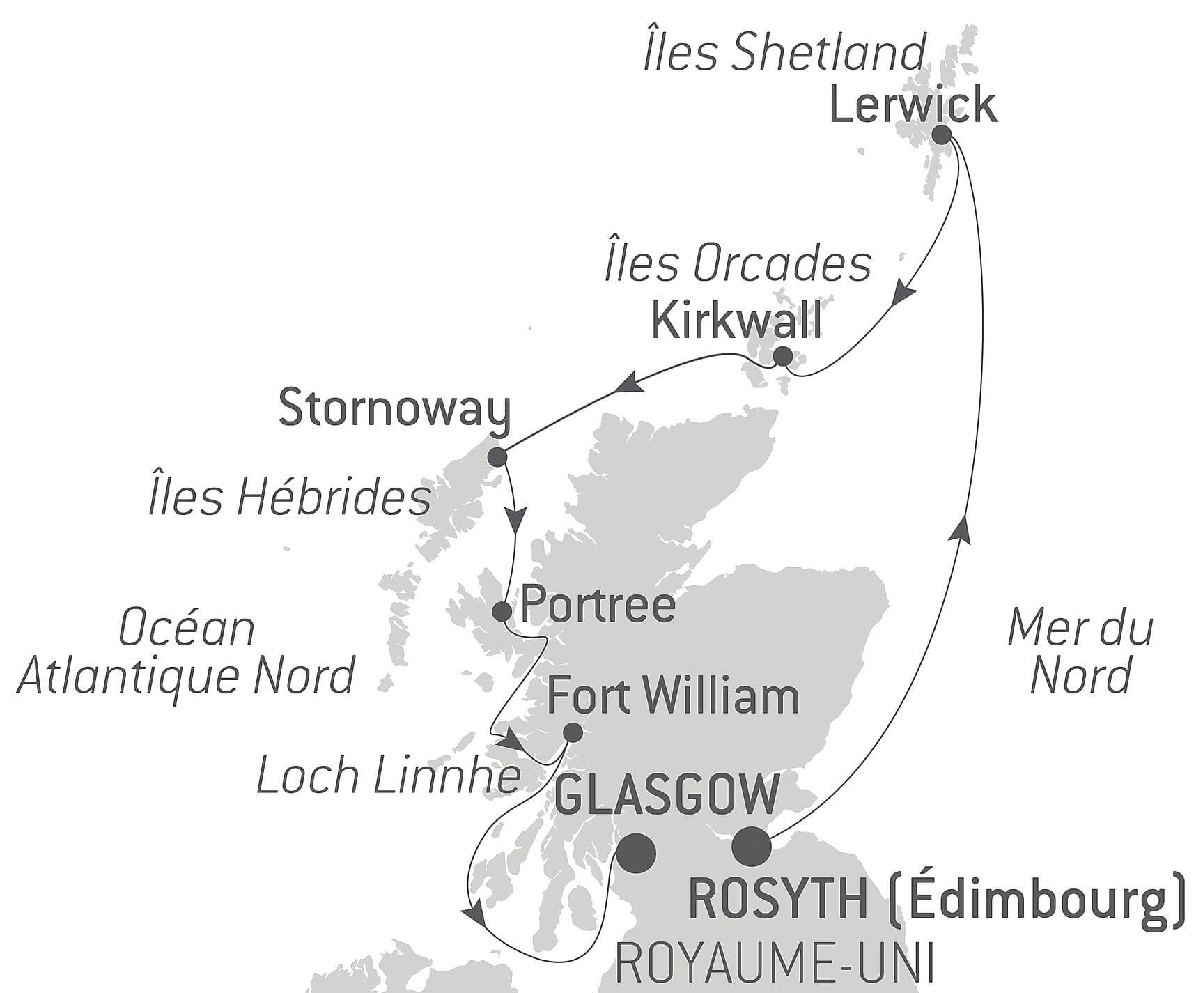 Shetland, Orcades et Hébrides