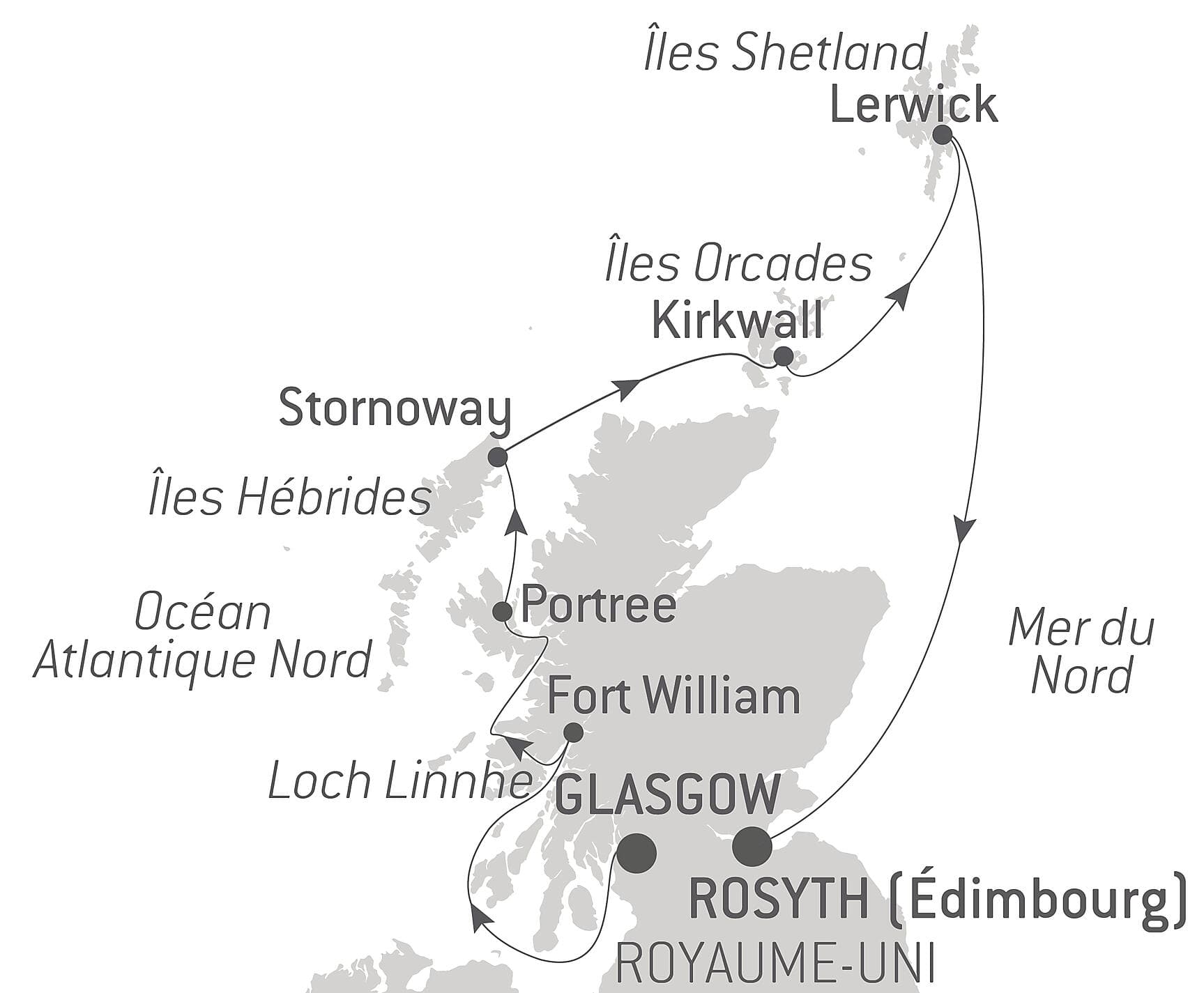 Shetland, Orcades et Hébrides