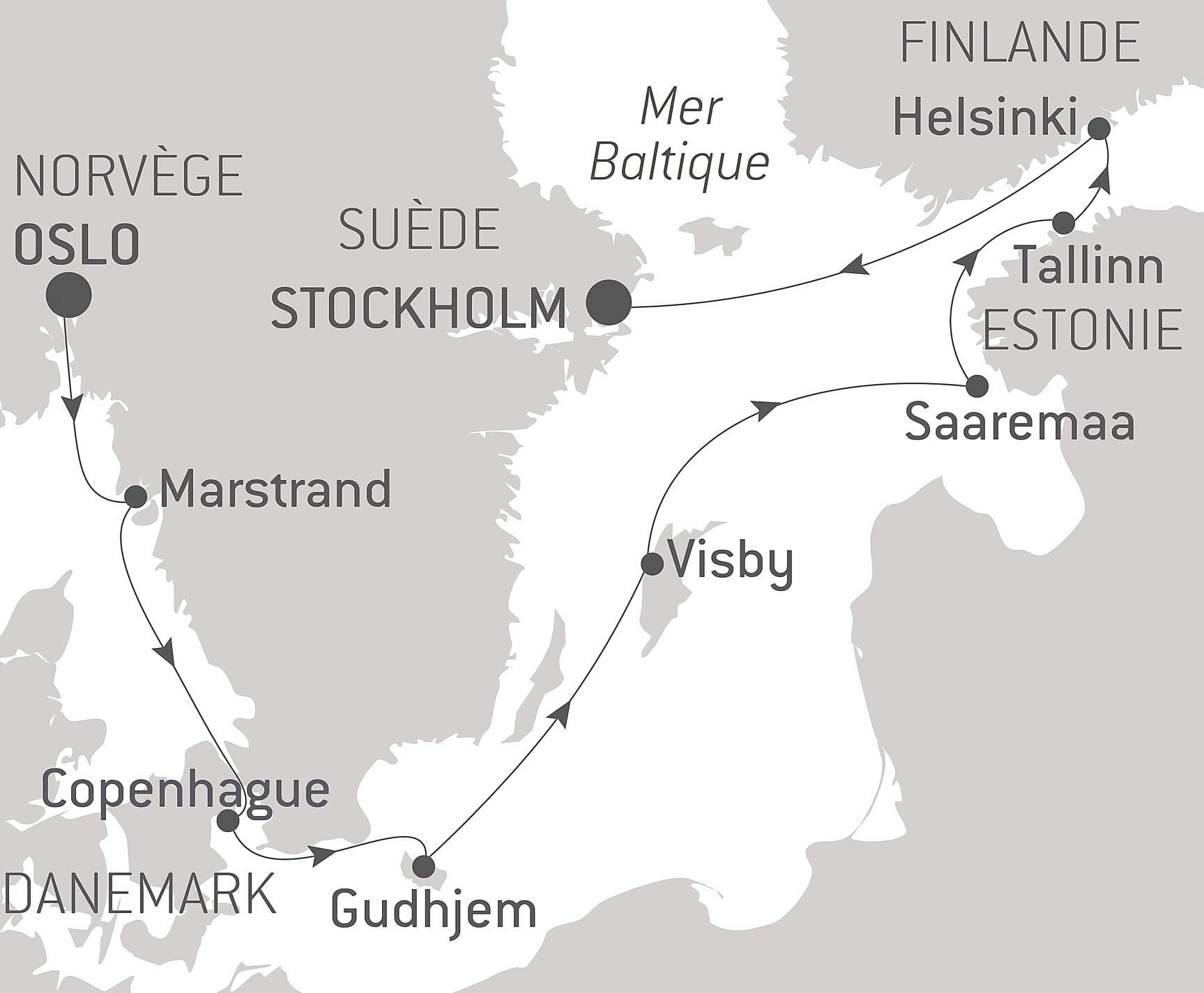 Îles et cités, de la mer du Nord à la Baltique