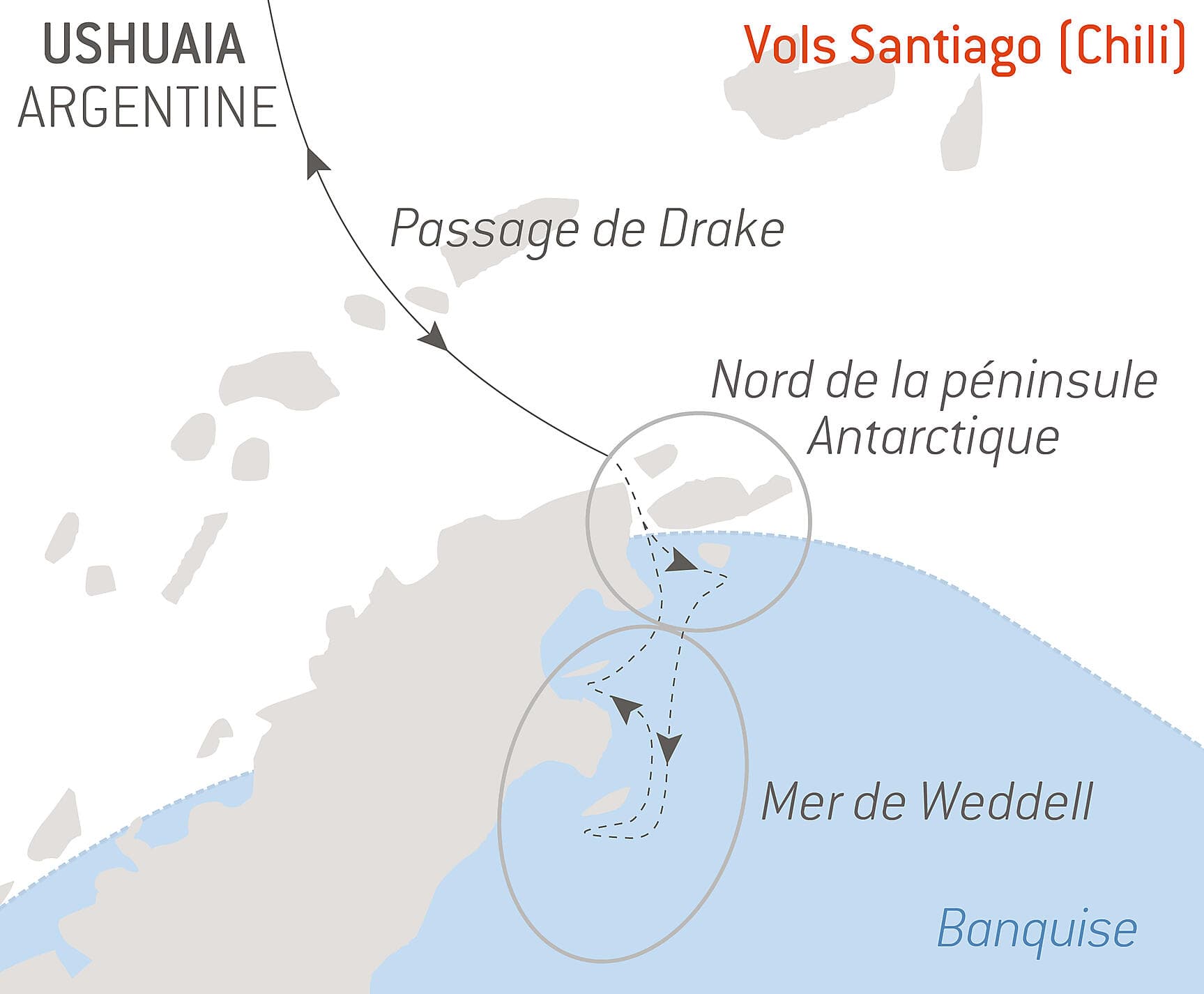 Les manchots empereurs de la mer de Weddell