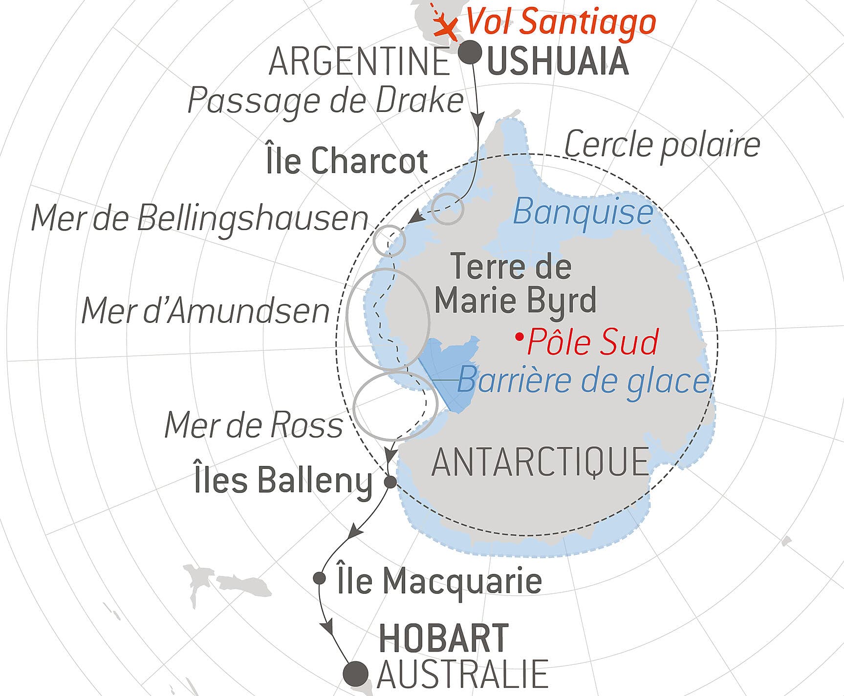 Entre deux continents, terres inexplorées d’Antarctique