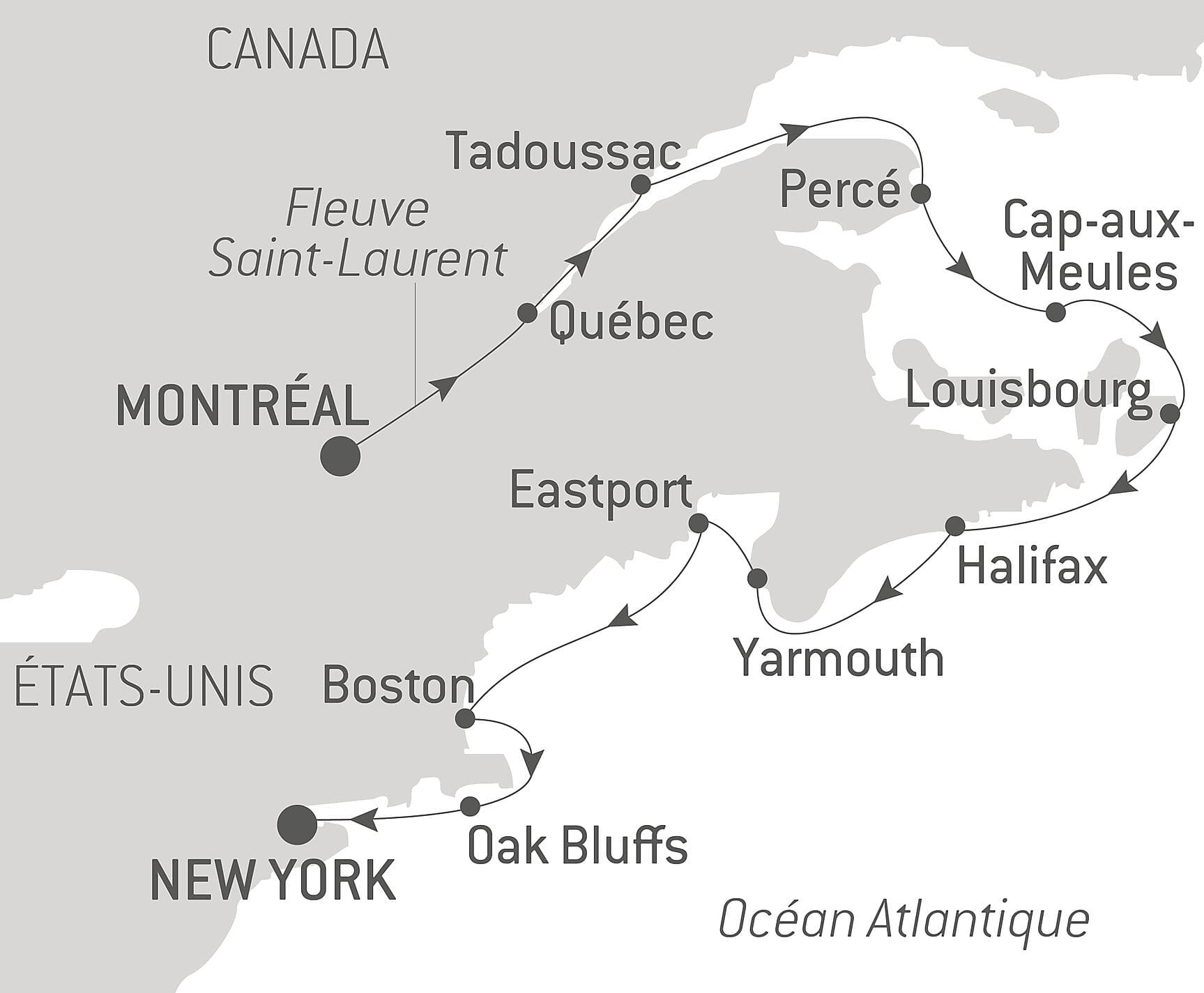 De la Belle Province à Big Apple : nature et cités remarquables