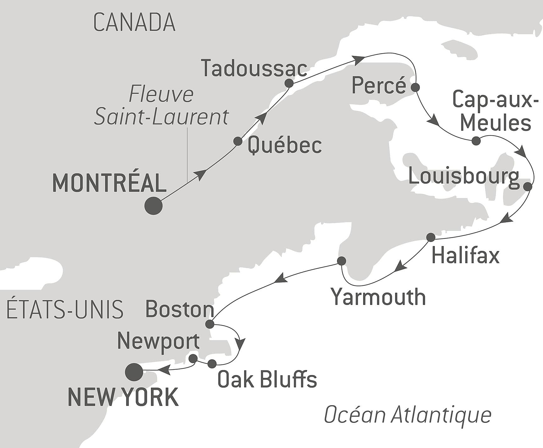 De la Belle Province à Big Apple : nature et cités remarquables