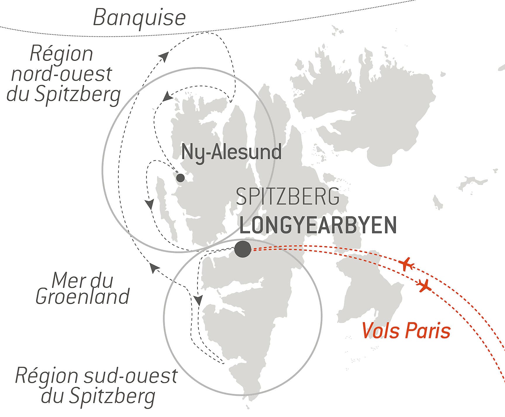 Fjords et glaciers du Spitzberg