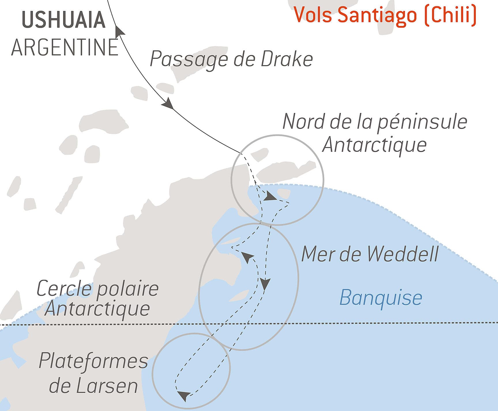 Les manchots empereurs de la mer de Weddell