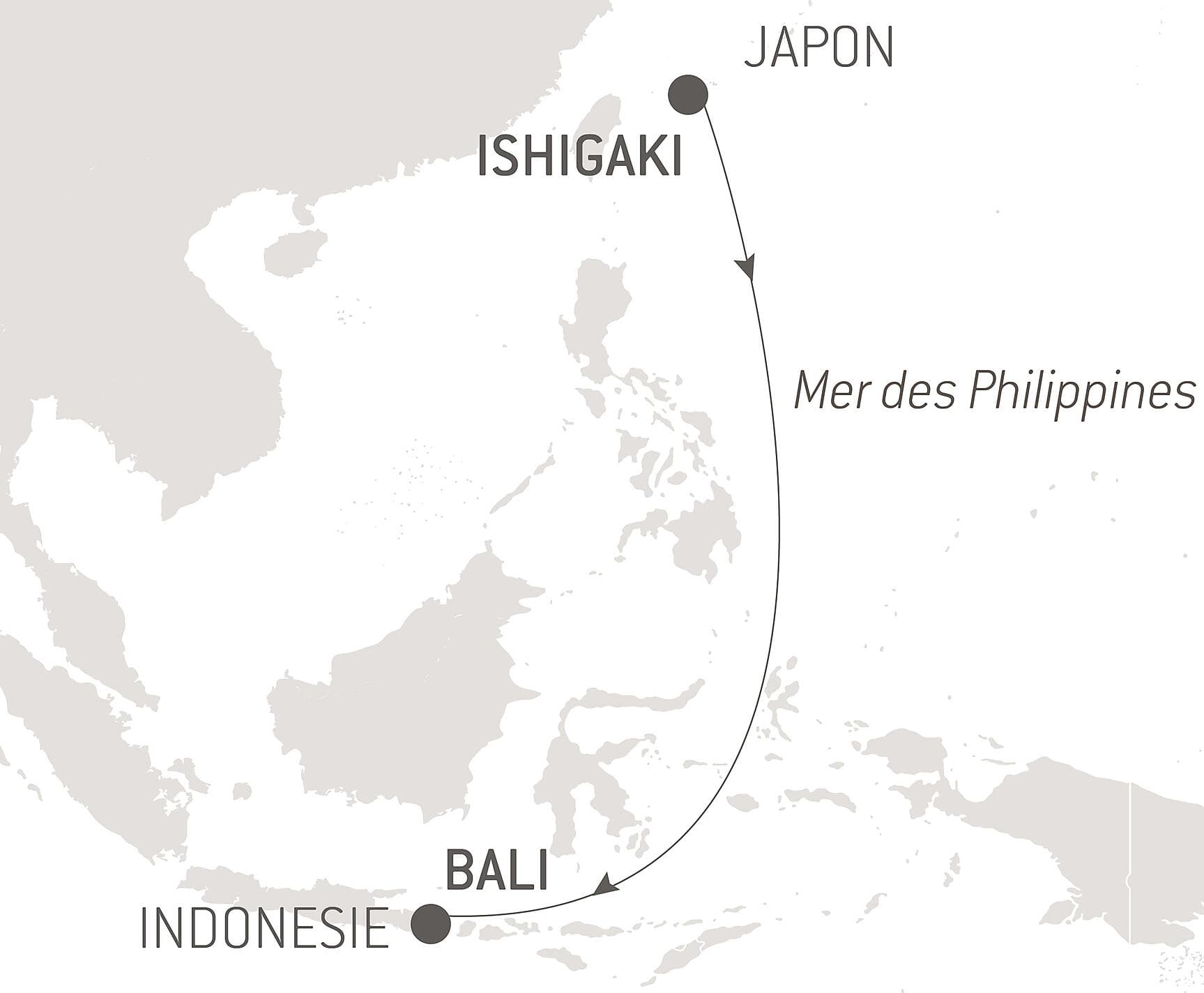 Voyage en Mer : Ishigaki - Bali