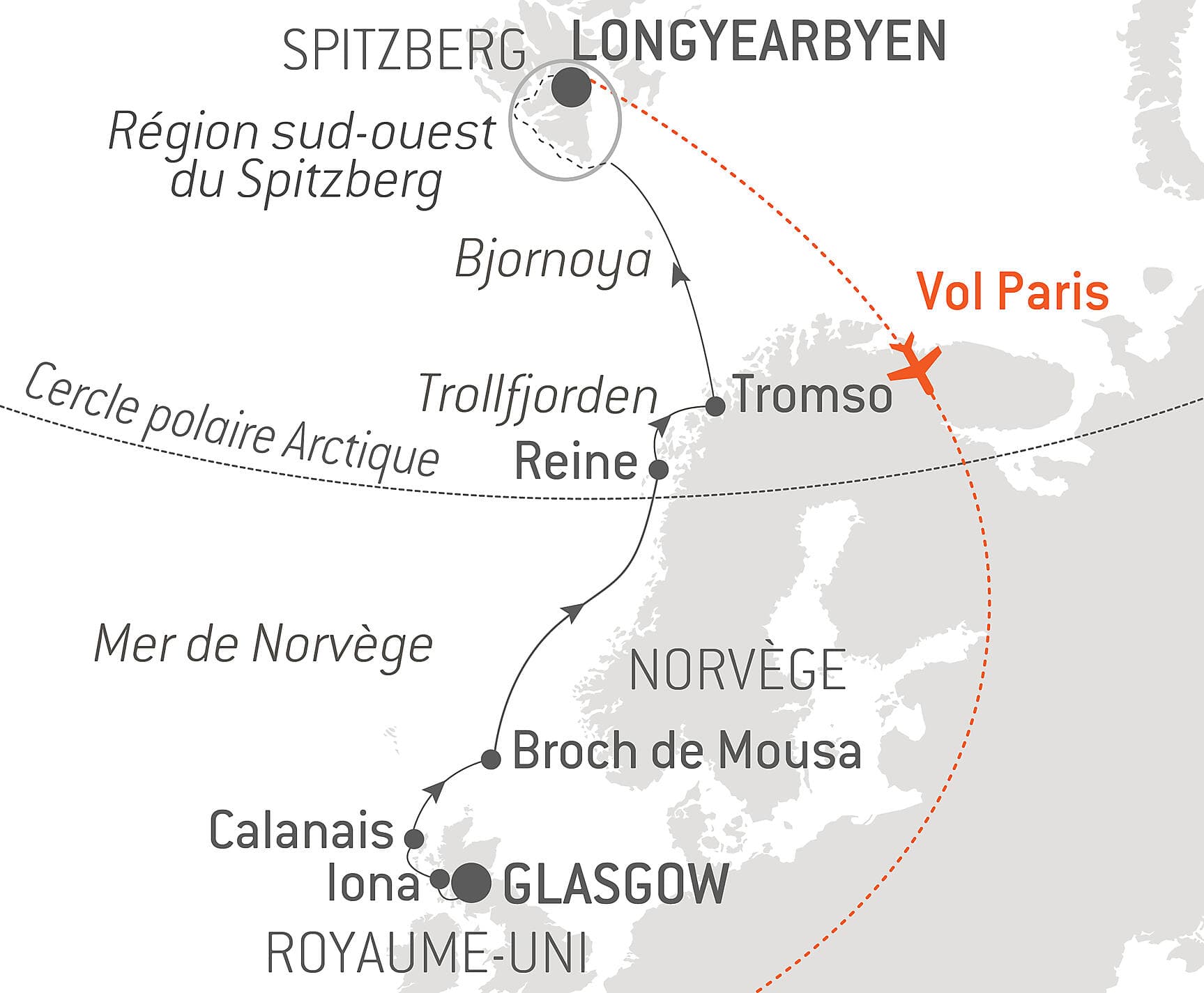 De l’Écosse au Spitzberg
