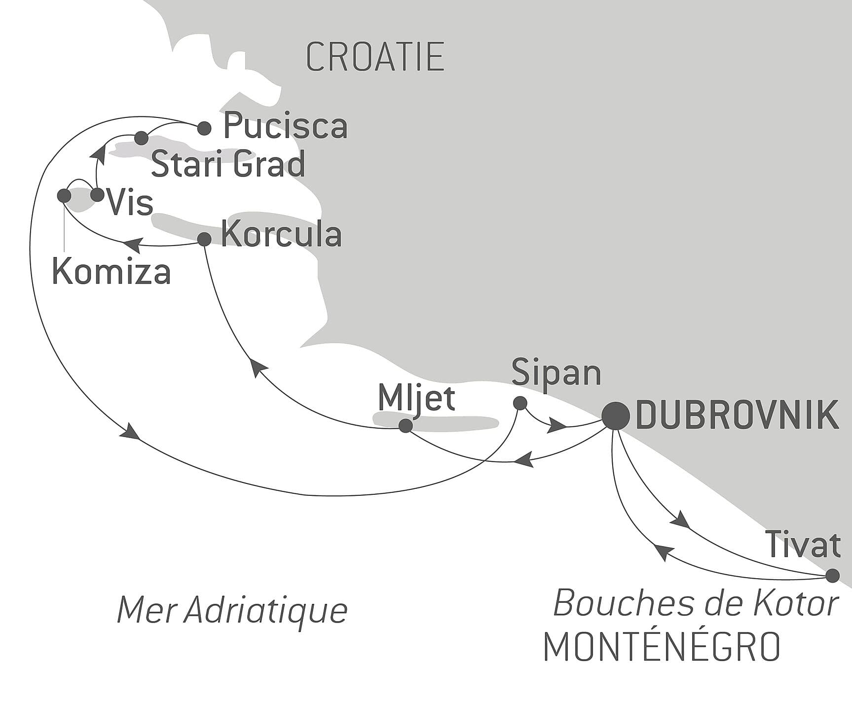 La Croatie, sous les voiles du Ponant