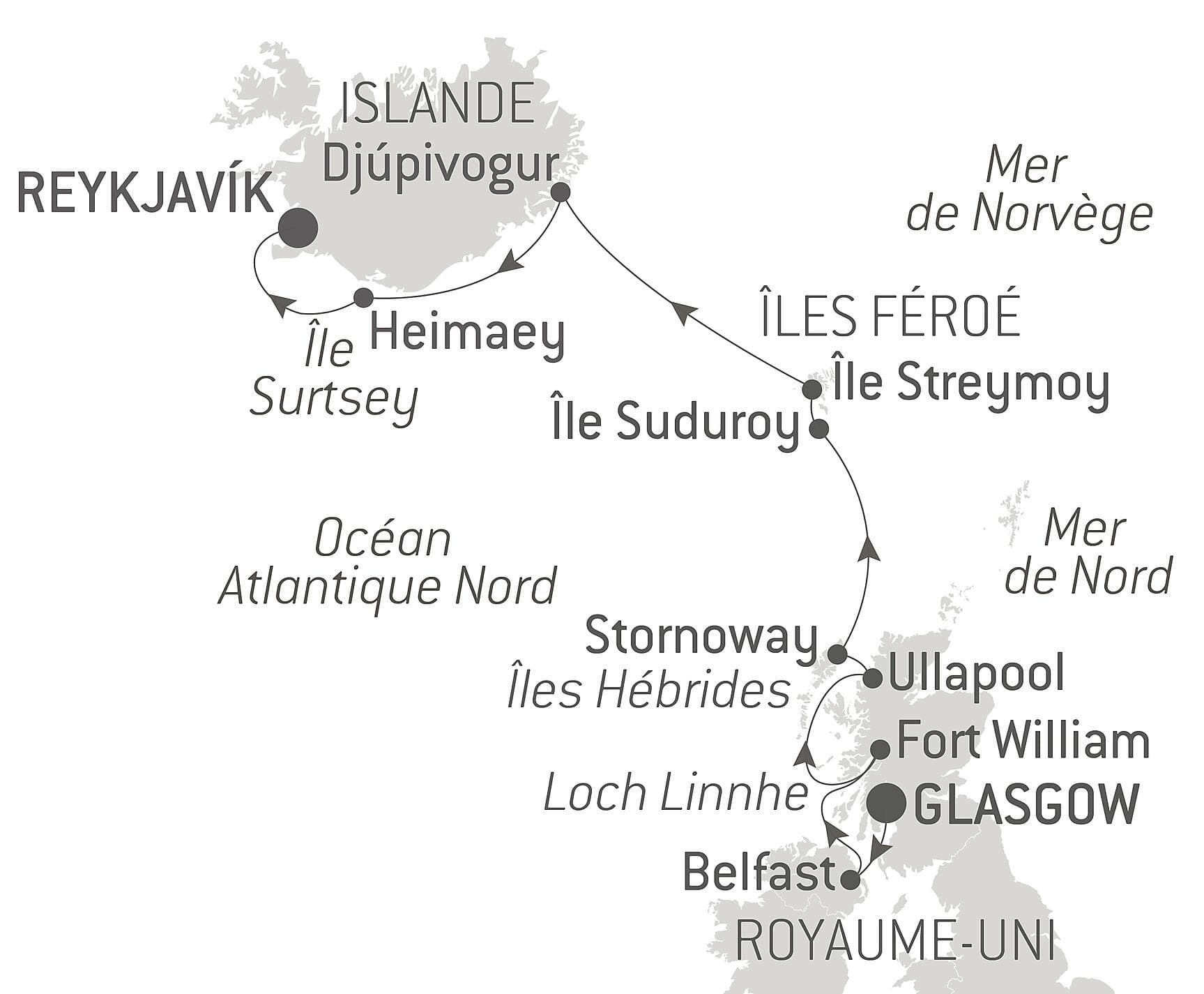 Territoires sauvages d’Écosse, des îles Féroé et d’Islande