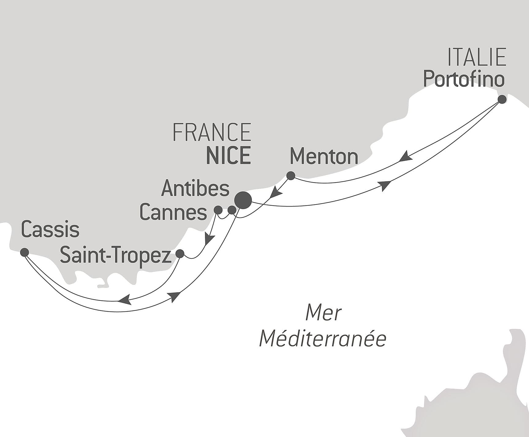 La French Riviera sous les voiles du Ponant