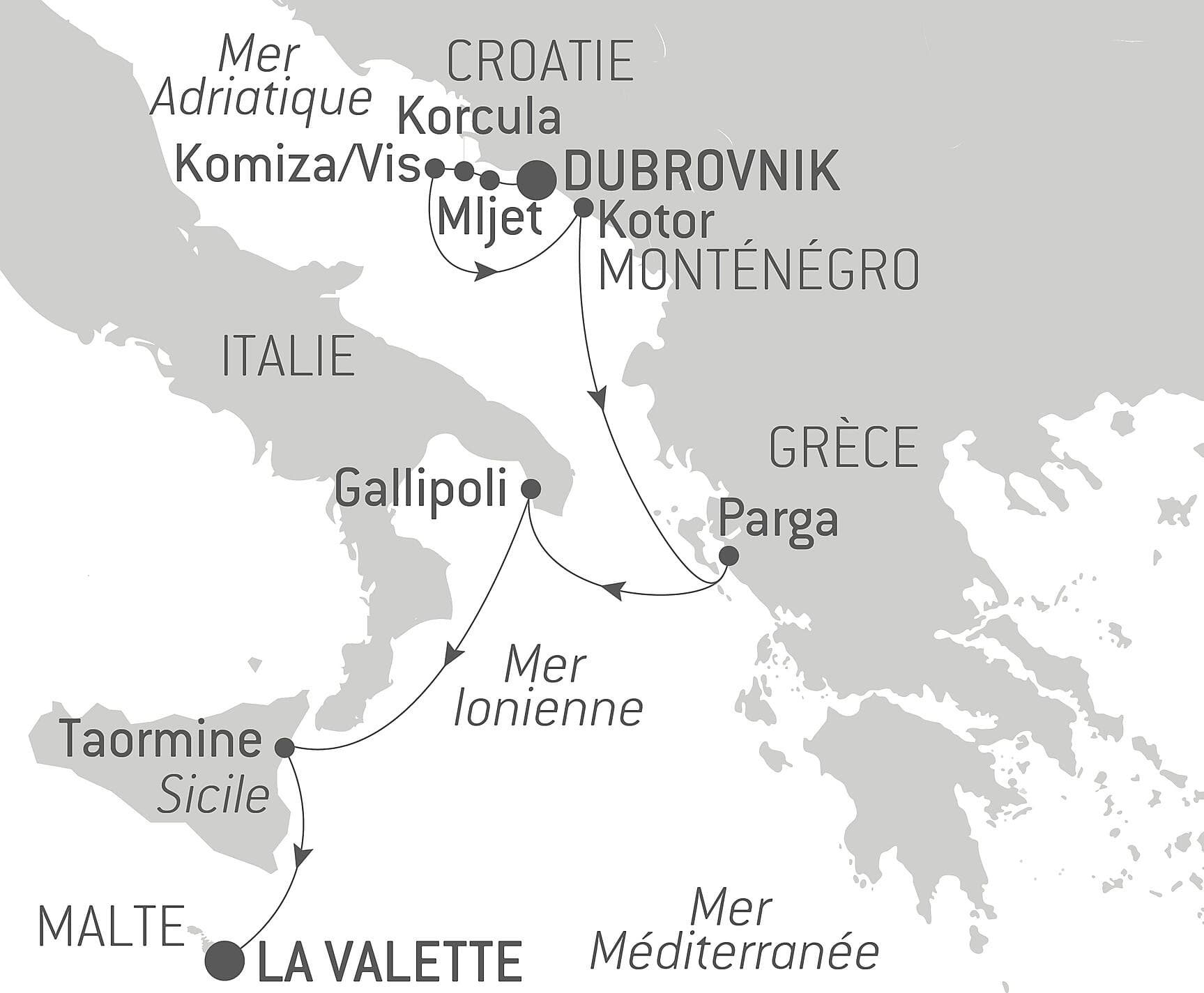 De l’Adriatique à la mer Ionienne