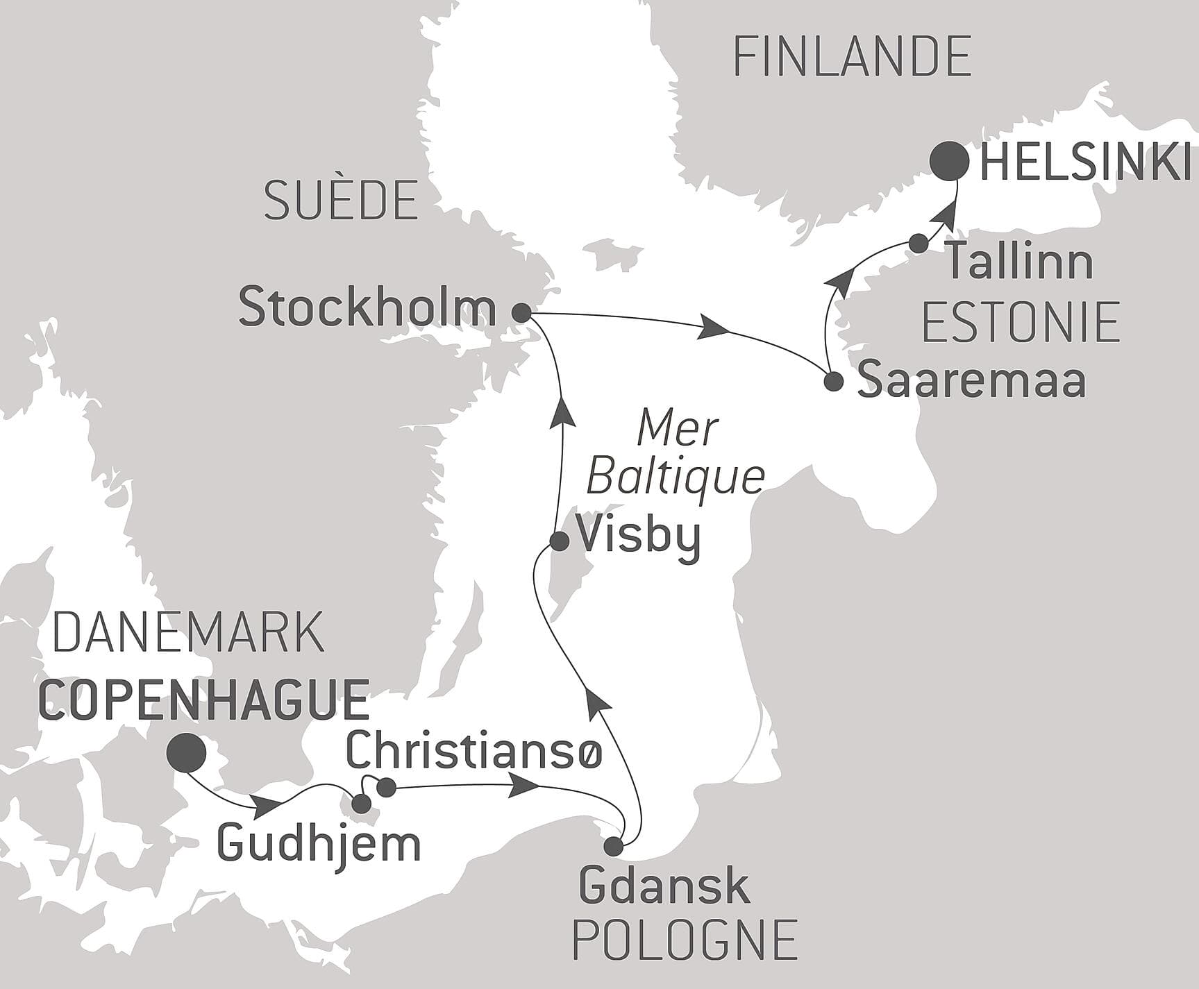 Capitales et villes emblématiques de la Baltique