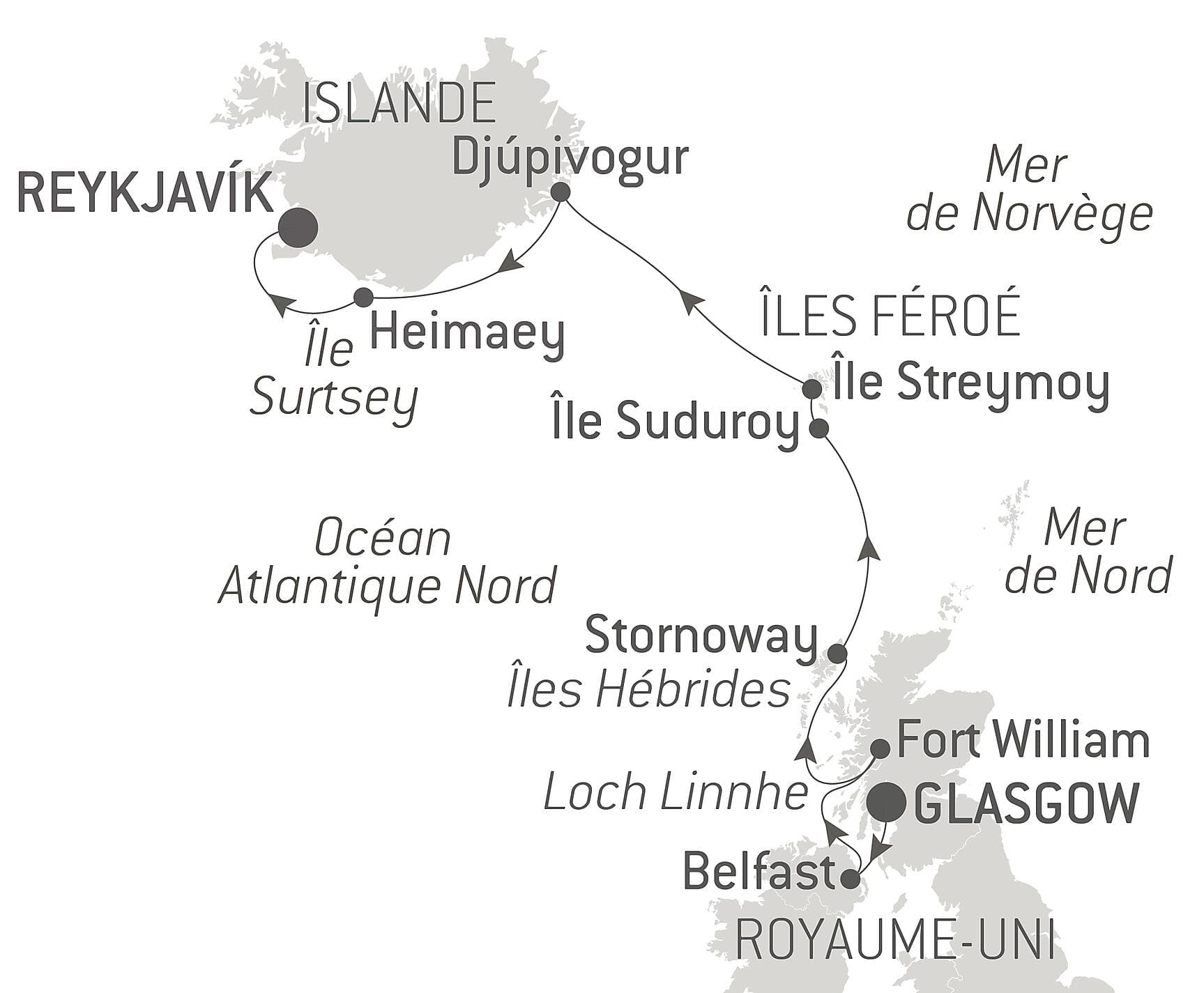 Territoires sauvages d’Écosse, des îles Féroé et d’Islande