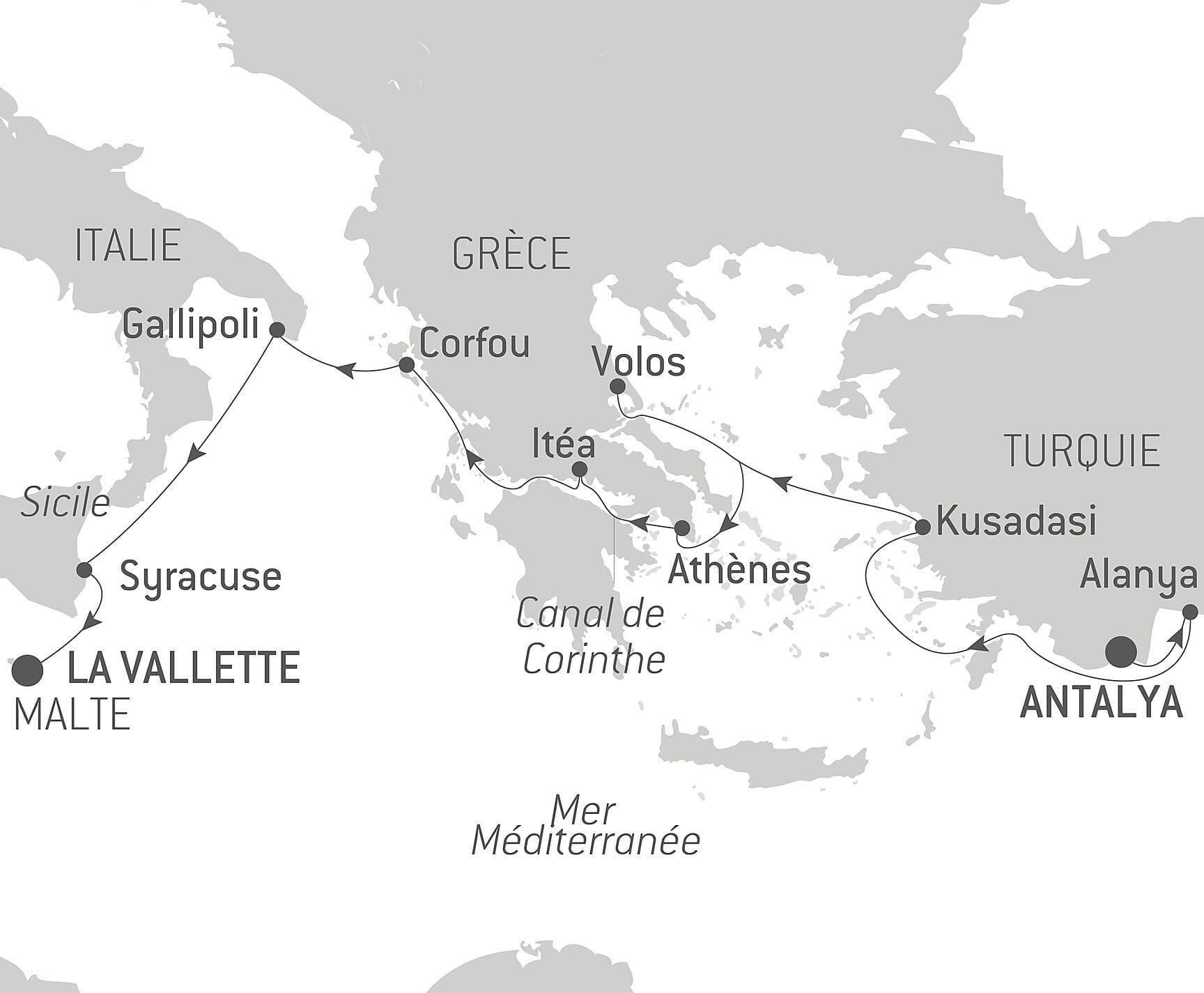 La Méditerranée : empreintes des grandes civilisations