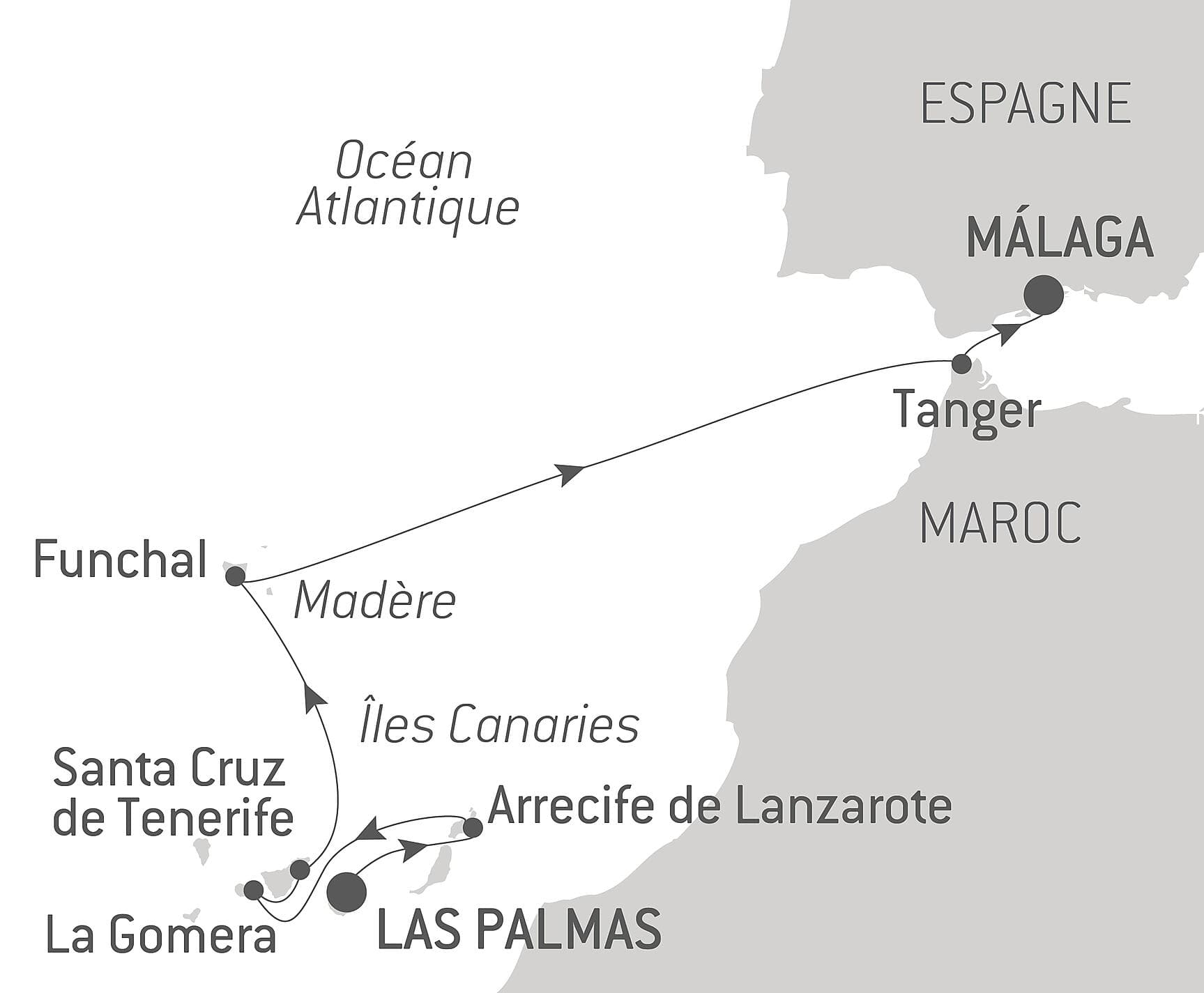 Odyssée atlantique des Canaries à la péninsule ibérique