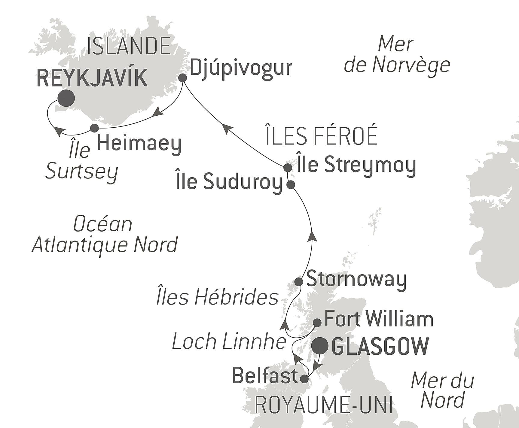 Territoires sauvages d’Écosse, des îles Féroé et d’Islande