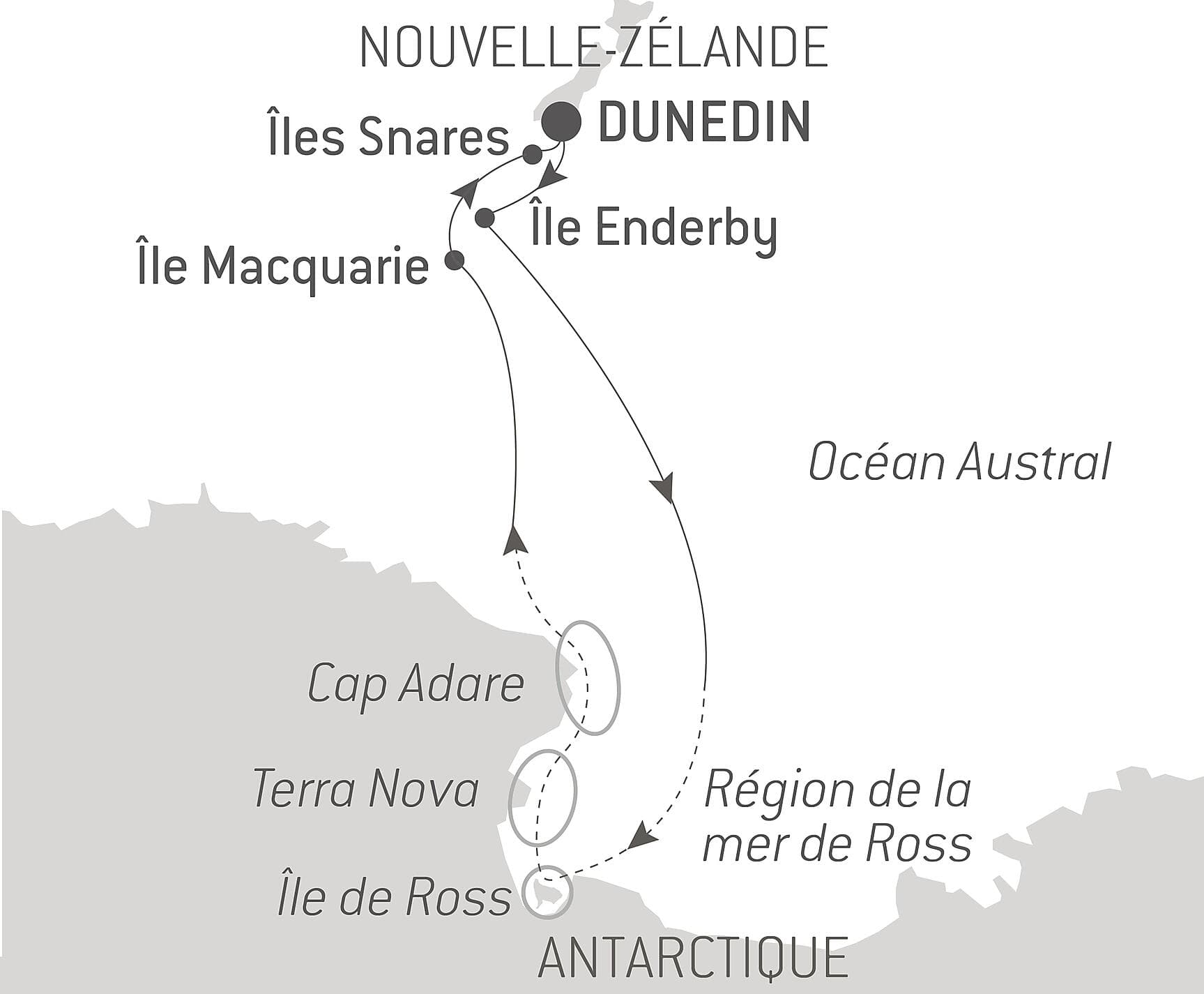 Expédition sur les traces de Scott et Shackleton