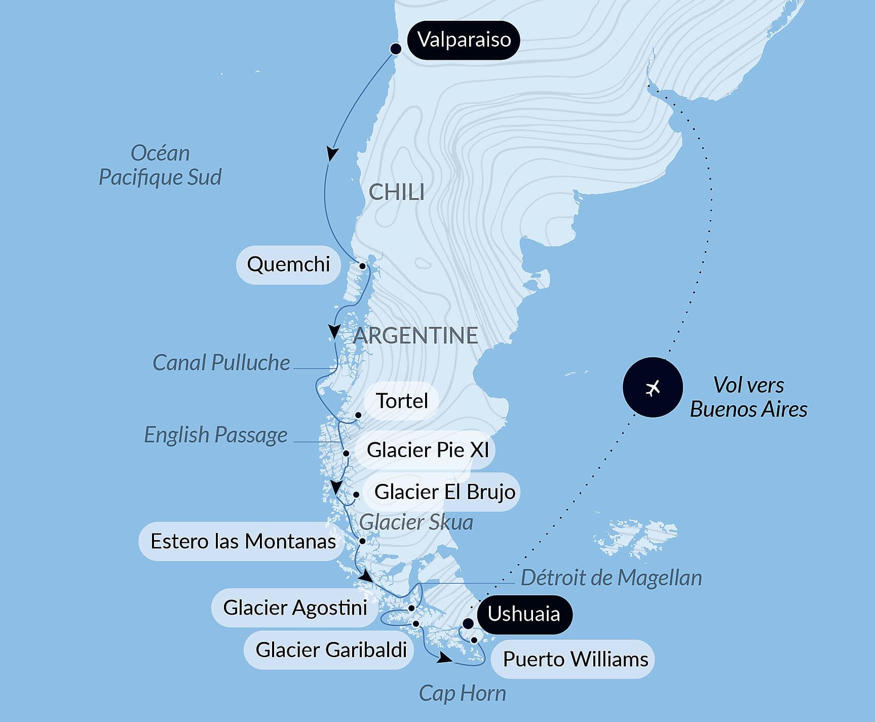 L’essentiel des fjords chiliens