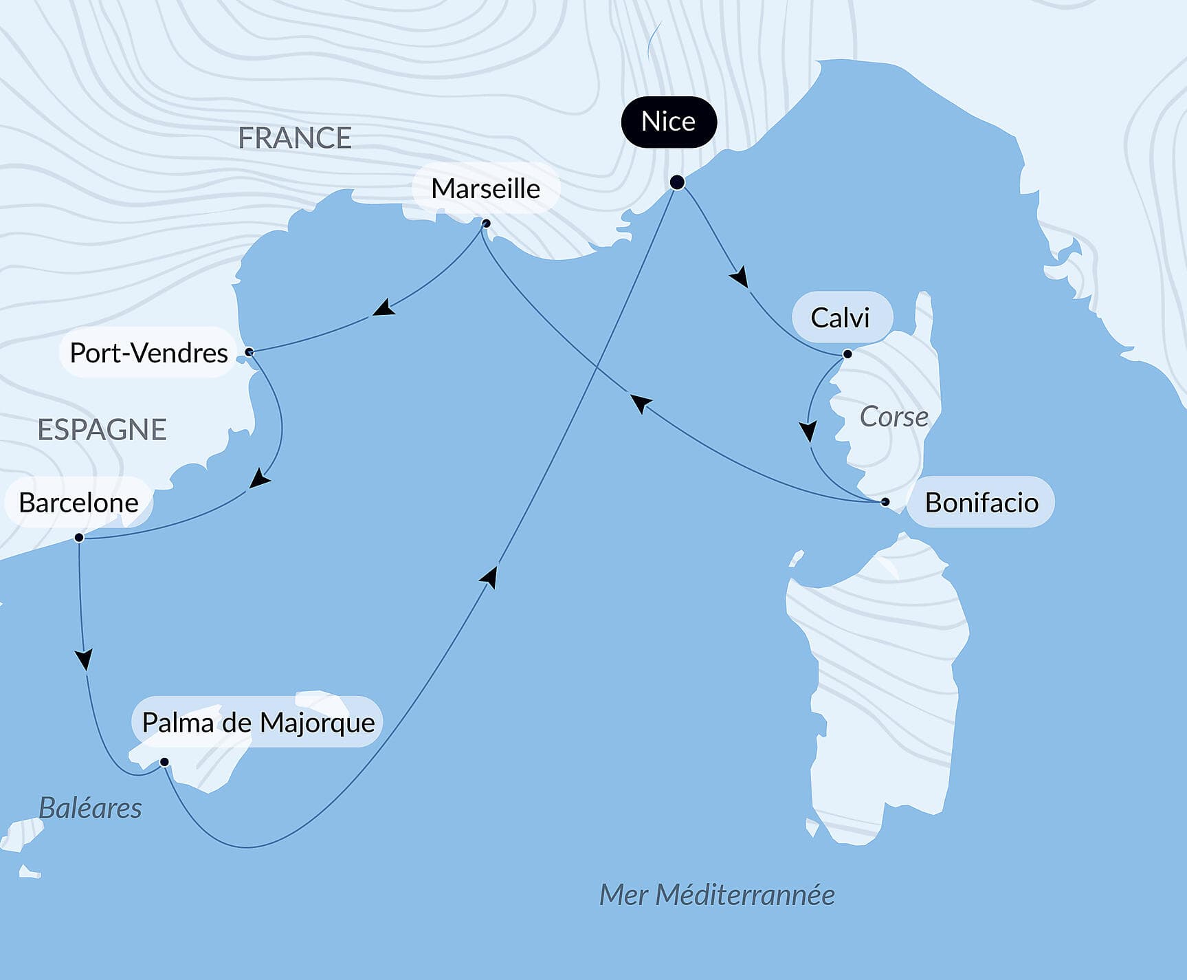 Eclipse solaire totale en mer Méditerranée