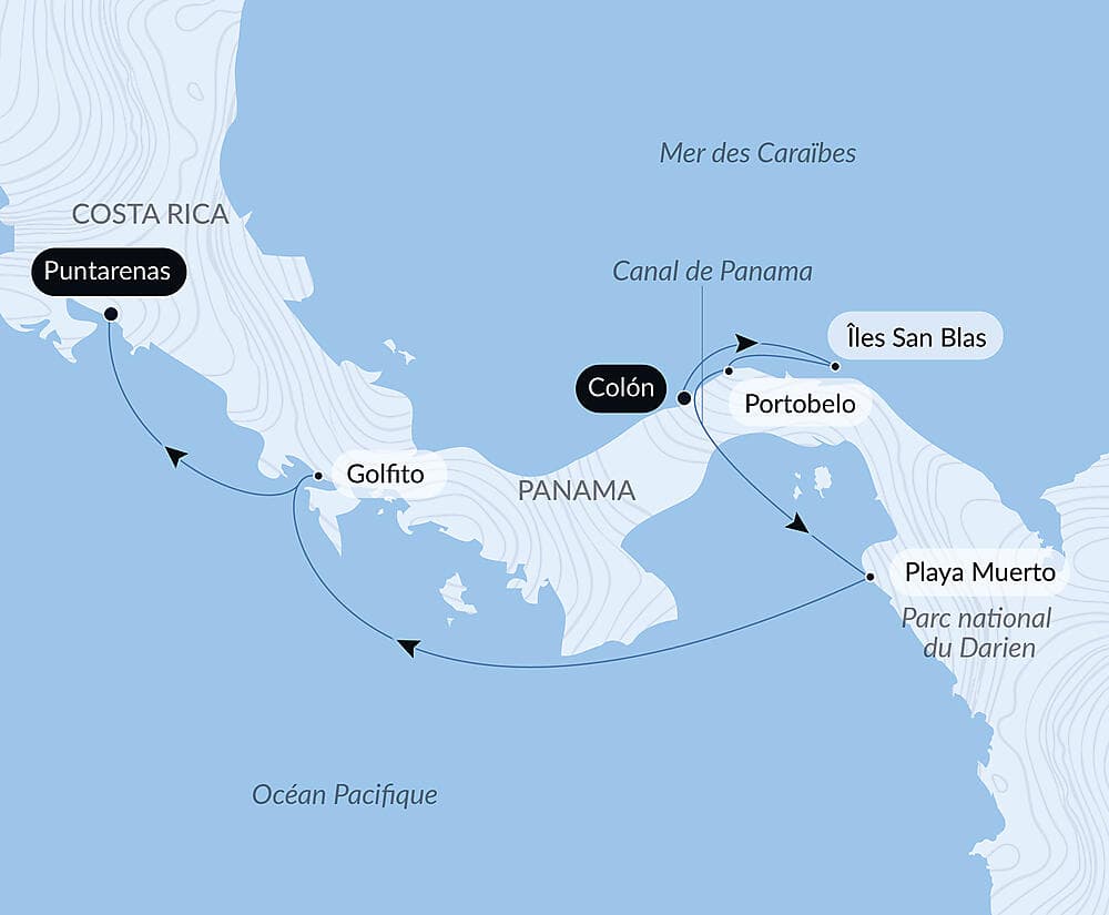 Canal de Panama et joyaux d'Amérique centrale  null