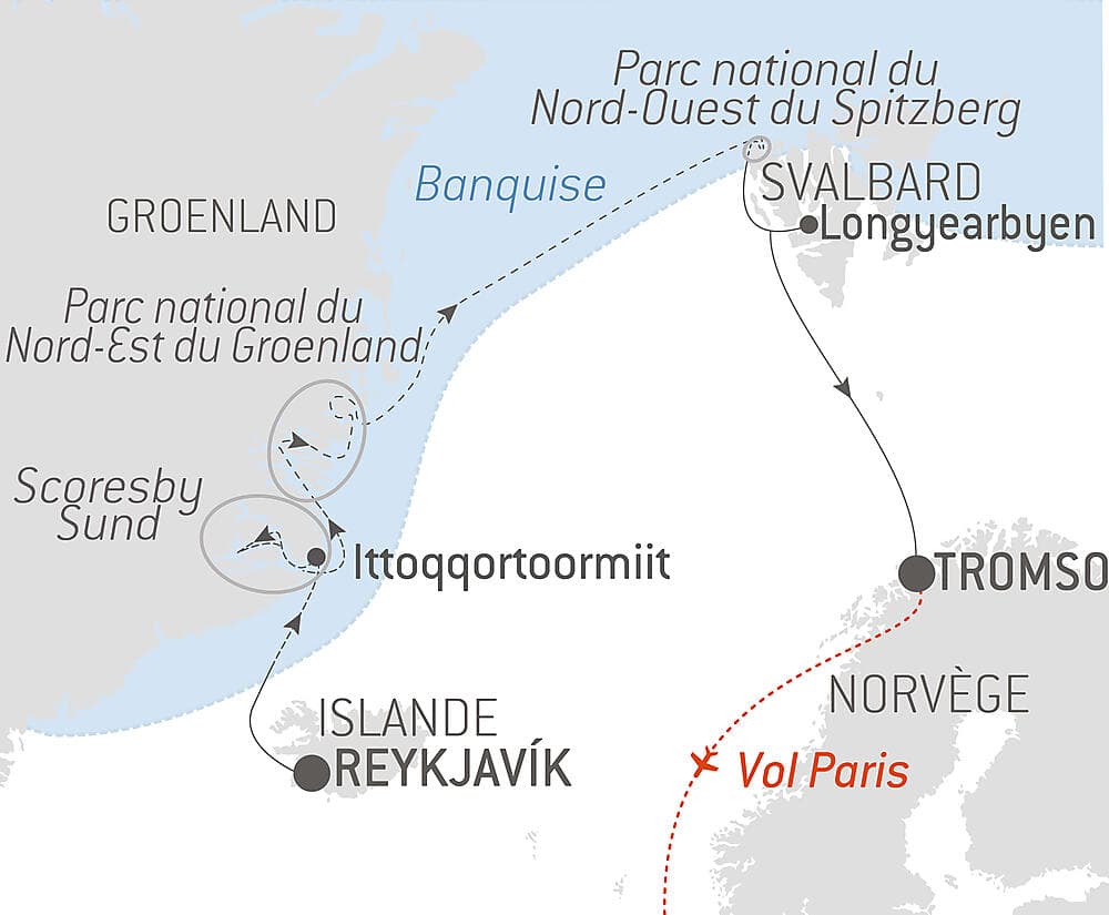 Odyssée polaire entre Nord-Est du Groenland et Spitzberg null