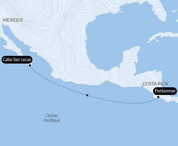 Voyage en Mer : Puntarenas - Cabo San Lucas