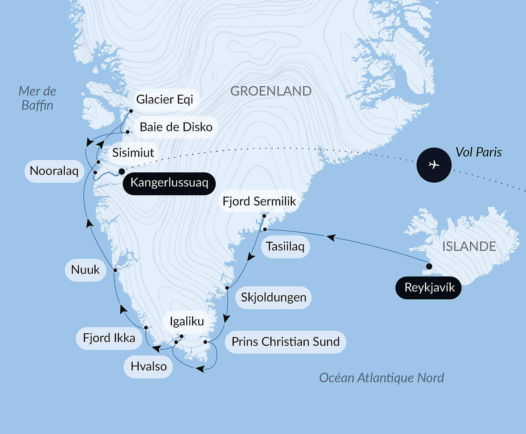 Expédition à la lisière de l'inlandsis