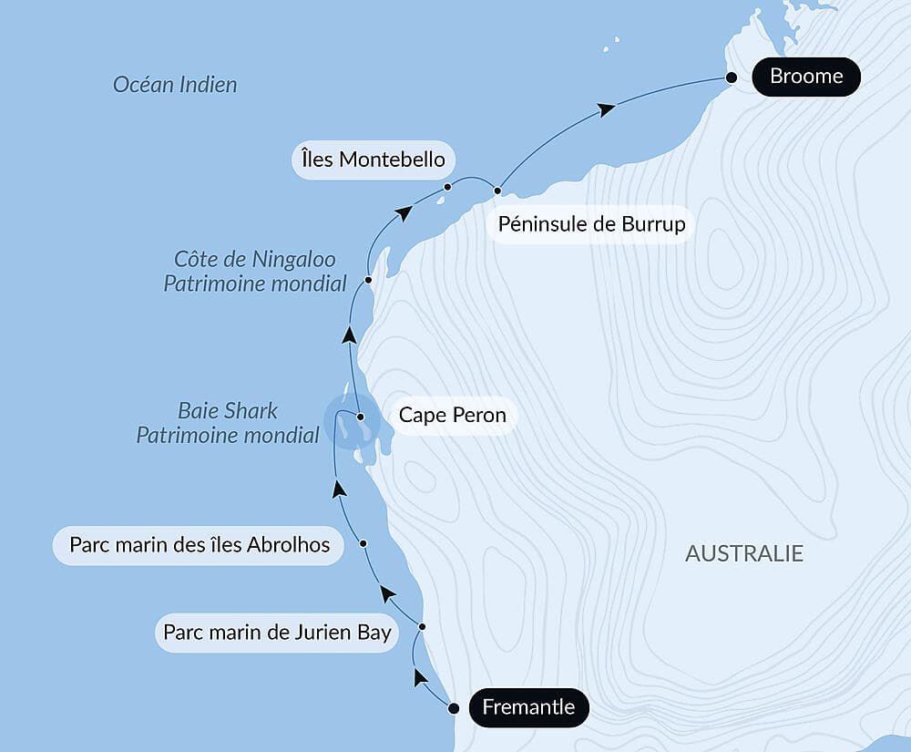 Odyssée le long de la côte ouest australienne null